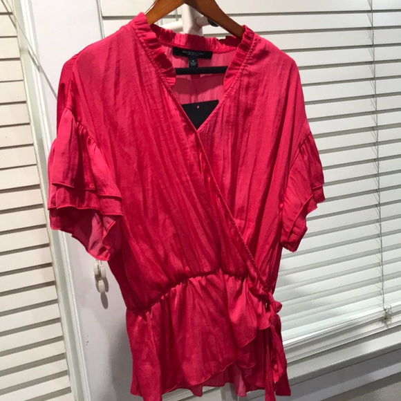Marc New York Women Blouse  Size M Pink - Picture 1 of 11